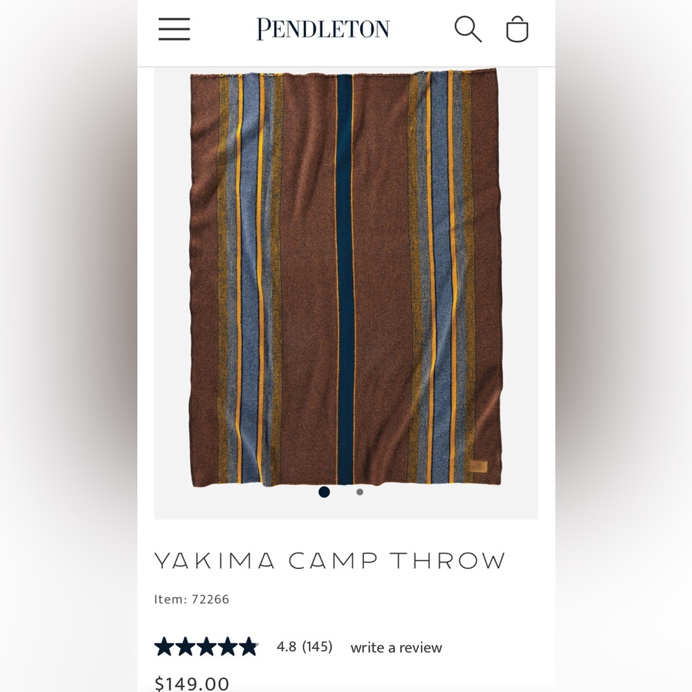 Pendleton Yakima Camp Throw blanket